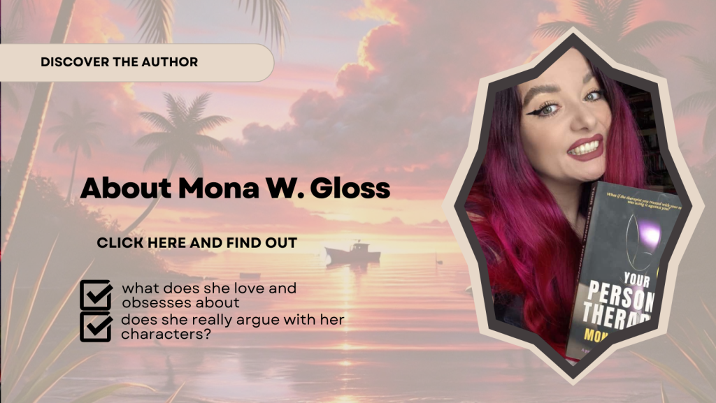 about mona w gloss author psychological thriller writer